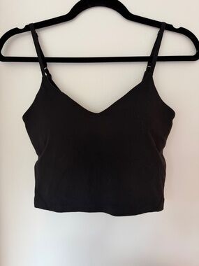 Lululemon Align Cropped Cami Tank Top (Size 6, Black)